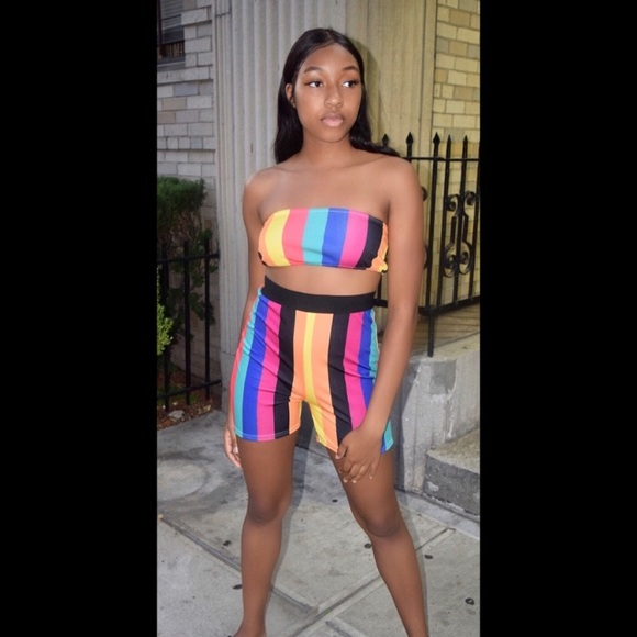 2 piece rainbow runner set - Picture 3 of 3